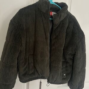 The American Outdoorsman - Dark Olive Green Fur Jacket